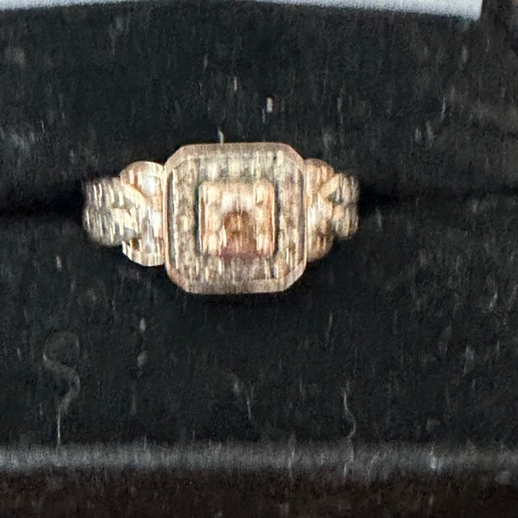 Le Vian Choc Diamonds 7/8 CT. T.W. Diamond Square Frame Ring 14K Strawberry Gold - Picture 8 of 11